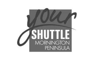 Your shuttle Mornington Peninsula logo graphic design