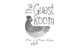 Mt Martha the guest room logo graphic design