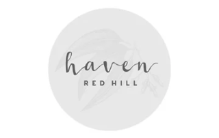 Mornington Peninsula Haven Red Hill logo graphic design