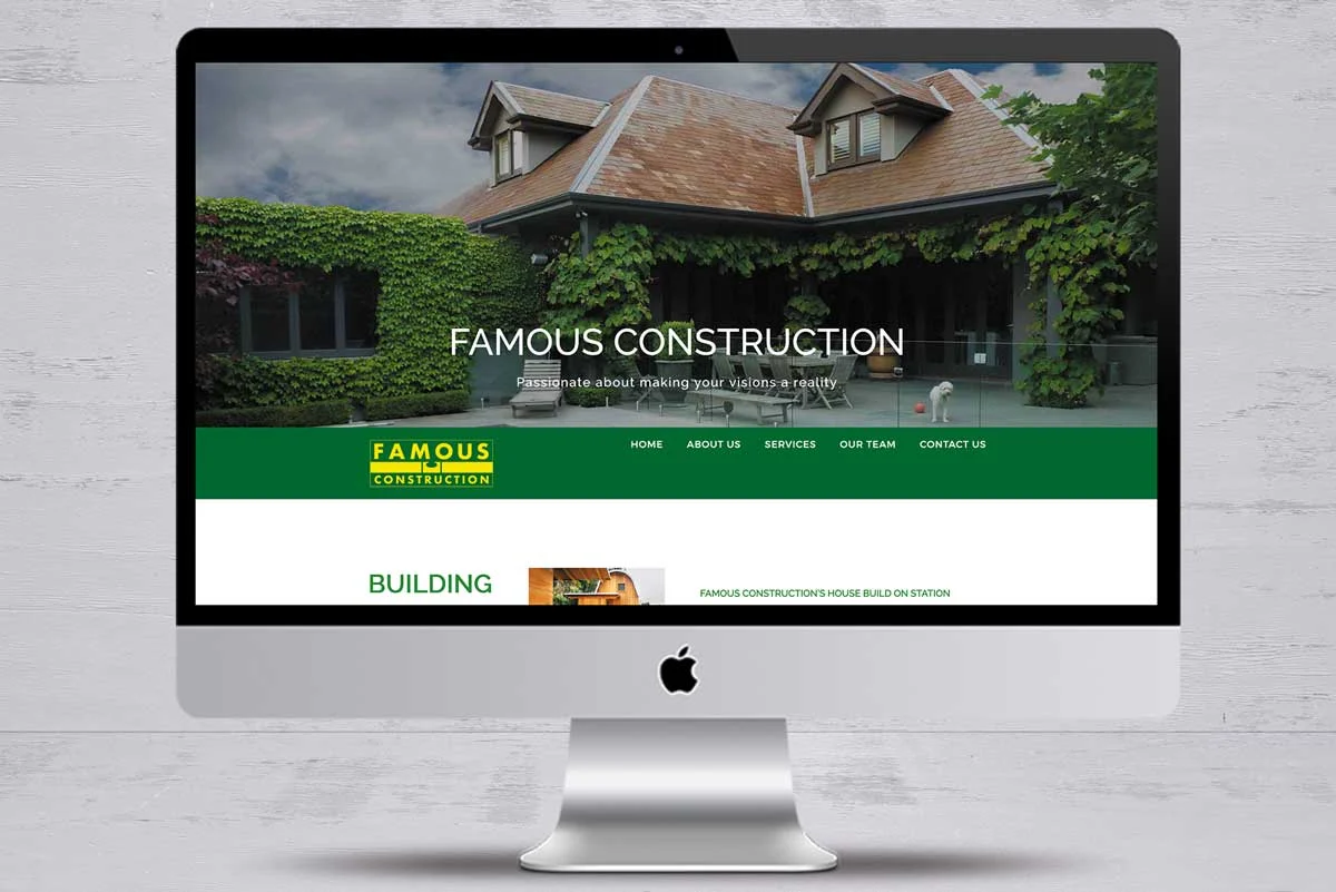 famous construction no1 website design mornington peninsula