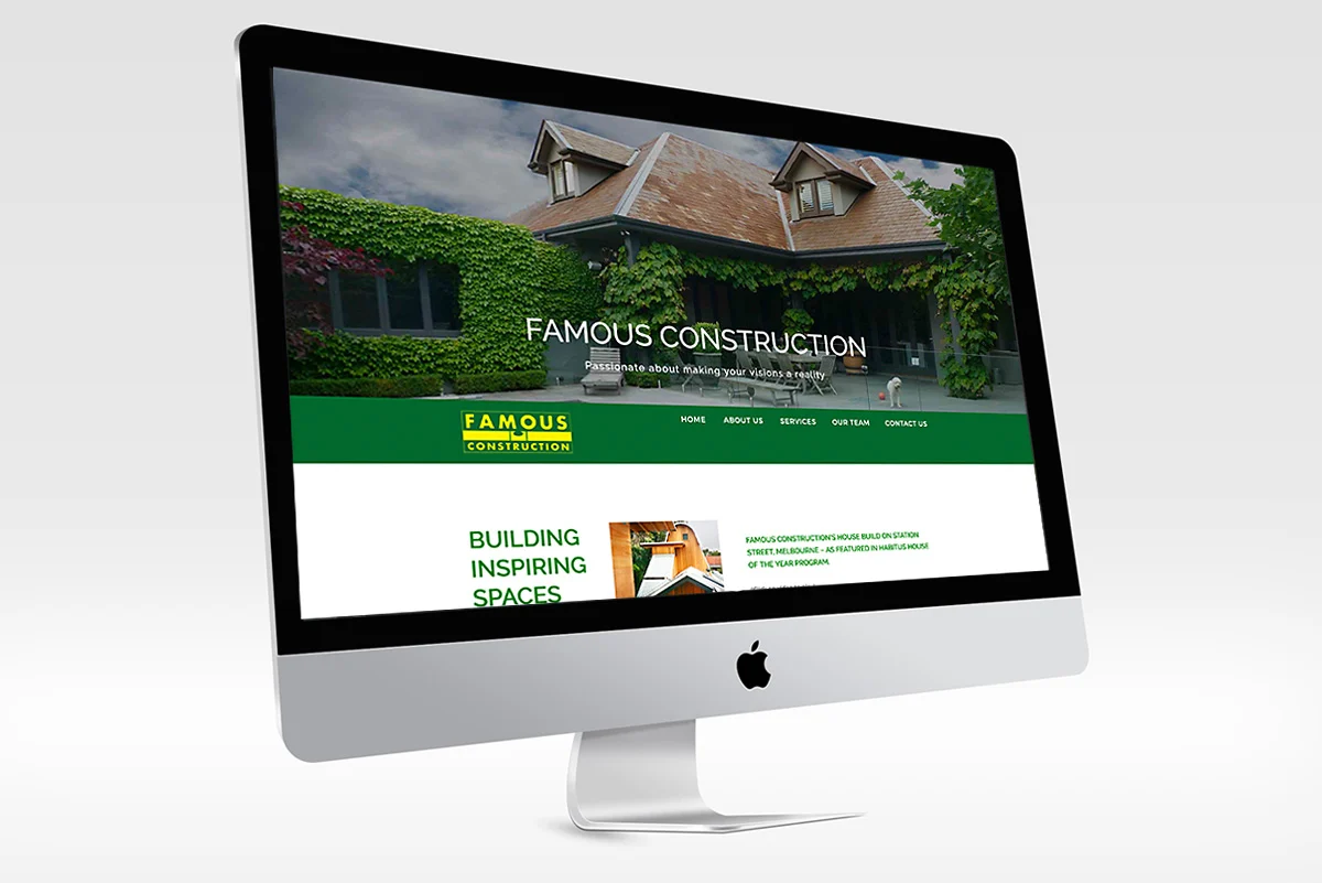 famous construction website design mornington peninsula